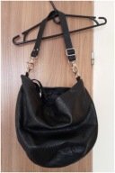 Torba skórzana do ręki na ramię, typu worek