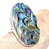 Pierścionek Abalone Shell R 17