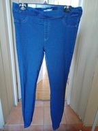 janina 44 spodnie dżins jeggins strecz rurki ze średnim stan