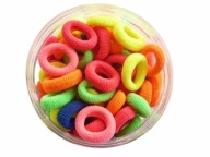 Zestaw gumek frotki mini małe 100 szt.