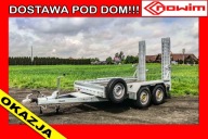Przyczepka do walca pod minikoparkę 2700 kg koparkowa 3 m laweta budowa
