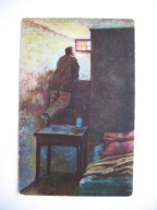 N. JAROSZENKO OSADZONY W CELI WIĘZIEŃ przedwojenna POCZTÓWKA