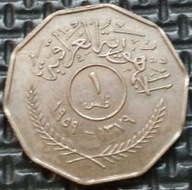 *IRAK [1094]*1 Fils 1959 (1379r.) Republika Iraku