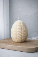 Świeca sojowa Pisanka zygzaki Wielkanoc | noya