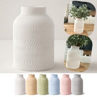 Nowoczesny Wazon Japandi 17 cm – Nietłukący, Skandynawski, Minimalistyczny