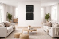 Zestaw 2 obrazów 32x32 cm | Nowoczesny panel ścienny