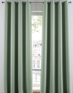 Zasłony zaciemniające kółka 245x270cm szerokie kotary szałwiowy