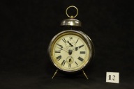 Stary budzik mechaniczny antyk