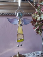 „Aniołek przywieszka ” nr C ) witraż Tiffany, IDEALNY PREZENT .