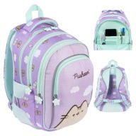 PLECAK SZKOLNY WIELOKOMOROWY PUSHEEN ST. MAJEWSKI FIOLETOWY 22L