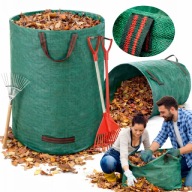 TORBA KOSZ WOREK OGRODOWY NA LIŚCIE TRAWĘODPADY 120L SKŁADANY MOCNY UCHWYTY