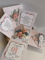 Exploding Box, prezent na ślub, kartka na ślub