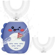 ELEKTRYCZNA SZCZOTECZKA SONICZNA DLA DZIECKA TIMER 360 U-KSZTAŁT Niebieska