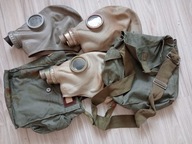 Zestaw masek przeciwgazowych i innych