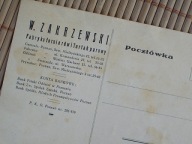Zakrzewski Fabryka fornirów Tartak Parowy --Poznań 1939