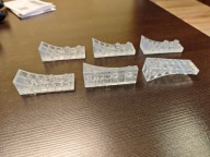 Nóżki zaślepka ślizg krzesła na płozie - komplet 6 szt.