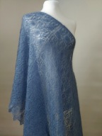 Chusta kid moher jedwab rękodzieło