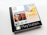 TOMORROW NEVER DIES + THE WORLD IS NOT ENOUGH PS1 PSX PSONE PLAYSTATION