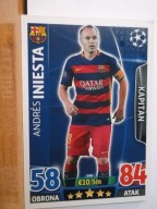 MATCH ATTAX 2015-2016 Andres Iniesta nr.248 Fc Barcelona