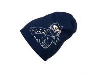 endo czapka cienka dla dziecka granatowa kotek Roz. 40-42 wiek: 0-3 m-cy