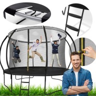 TRAMPOLINA OGRODOWA DLA DZIECI DUŻA OGRÓD 150KG MOCNA SKAKANKA XXL