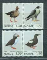 NORWEGIA** PTAKI II Mi 827-30