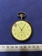 ZENITH kieszonkowy zegarek z początku XX w koperta srebro Ag 800 do naprawy