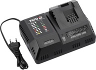 YATO SUPER SZYBKA INTELIGENTNA ŁADOWARKA 18V (2,4-12A) Z UKŁADEM CHŁODZENIA