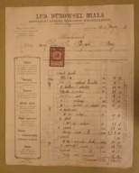 LUD DUBOWSKI, HURTOWNY BIALA, KOZY - BIELSKO - BIAŁA 1906 r. - ZNACZEK