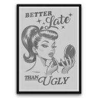 Plakat z ramą 30x40cm Make-Up First – beauty styl | Pomysł na Prezent