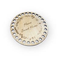 Baza pod podkładkę na kubek 10cm do szydełkowania sklejka 3mm grawer