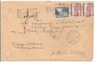 PISZCZAC -BIAŁA PODLASKA SĄD-koperta -obieg 1937 rok erka