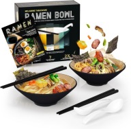 Miska do zupy Ramen Bowl zestaw 2 szt z akcesoriami 20cm