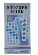 Naklejki klasyczne Avec 1200 sztuk naklejki do planerów, kalendarzy