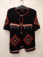 NORWESKI SWETER S/M SWETR KARDIGAN ORYGINAL WEŁNIANY