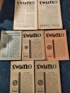 Światło Paryż Czasopismo socjalistyczne 1947-1948, 1955 Zygmunt Zaremba