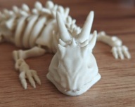 Smok, szkielet druk 3D