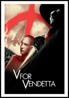 A2 PLAKAT FILMOWY FILM V JAK VENDETTA, V FOR VENDETTA, NATALIE PORTMAN 2005