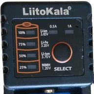 Ładowarka LiitoKala Lii-100 ogniw LiFePO4, cylindrycznych