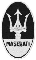 Termo Naszywka Maserati Formuła 1 Motoryzacja Haftowana Naprasowanka