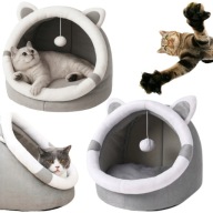 LEGOWISKO DOMEK BUDKA DLA KOTA PLUSZOWE CIEPŁE MIĘKKIE PRZYDASIE