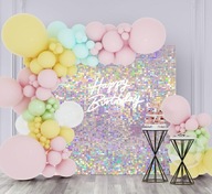 KATE tło fotograficzne cekinów PANEL CEKINOWY ŚCIANKA 30x30cm 24 szt 17353