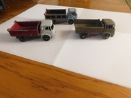 Matchbox Made in England Lesney BEDFORD 7,5 TON Tipper zestaw 3 szt-unikat