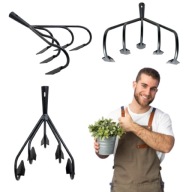 KULTYWATOR PAZURKI Z REDLICZKAMI 5-ZĘBNE – SOTKA METAL 33 CM