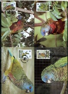 A51602)WWF-Maximum Karty Ptaki: St. Lucia 909 - 912