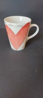 Kubek serce porcelana vintage design