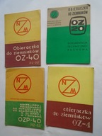OBIERACZKA DO ZIEMNIAKÓW OZP-40 OZ 4 DOKUMENTACJA TECHNICZNA NAKŁO 4 sztuki