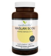 MAŚLAN SODU 60 KAP KWAS MASŁOWY JELITA PRACA JELIT MEDVERITA