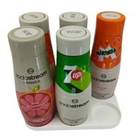 Stojak na syropy SodaStream 6 butelek – organizer na syropy, biały