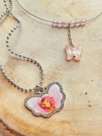 zestaw wisiorki zawieszki łańcuszki dla księżniczki dziewczynki Mia i JA